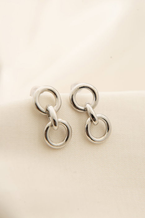 Heliophilia Silver Pendientes de Metal CKP9077 Multicolor